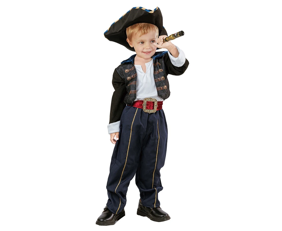 Role play-set for child Pirate Captain (shirt, pants, belt, hat), size 92/104 cm